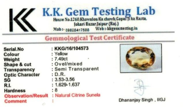 8.33-ratti-certified-golden-topaz-stone Certificate (ID-103)